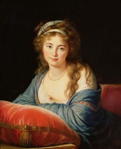 Gravin Catherine Vassilievna Skavronskaia (1761-1869) 1796 door Elisabeth Louise Vigee Lebrun